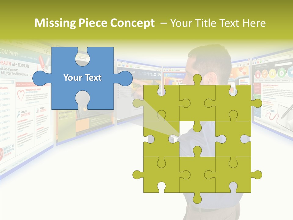 Care Young Aging PowerPoint Template