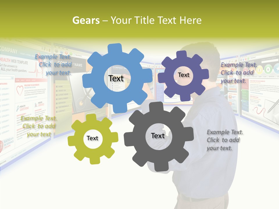 Care Young Aging PowerPoint Template