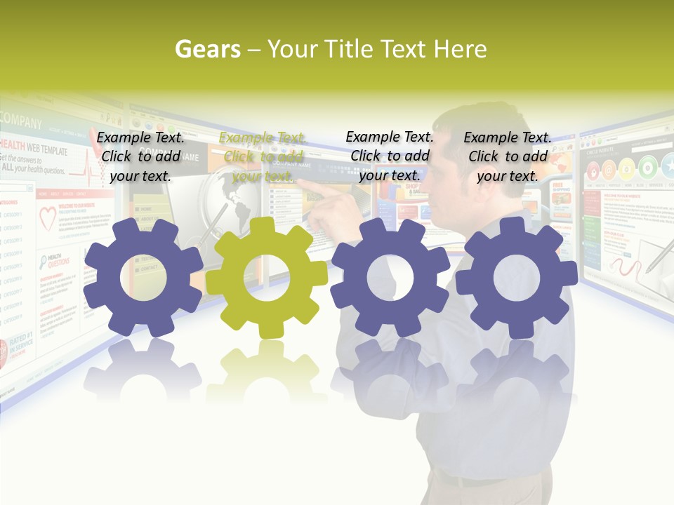 Care Young Aging PowerPoint Template