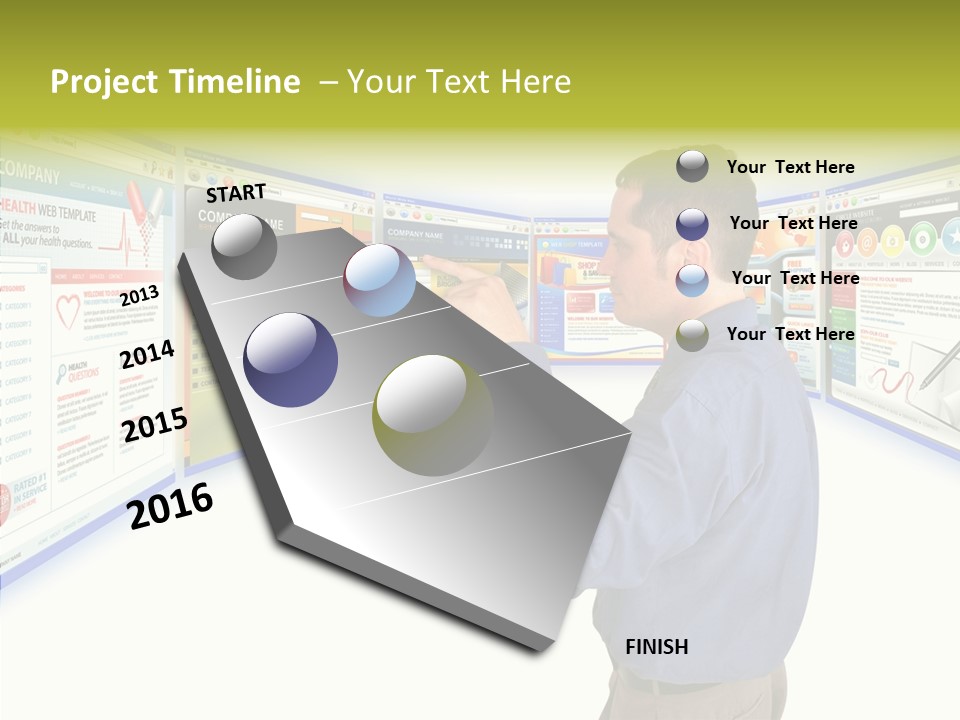 Care Young Aging PowerPoint Template