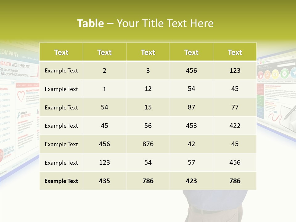 Care Young Aging PowerPoint Template