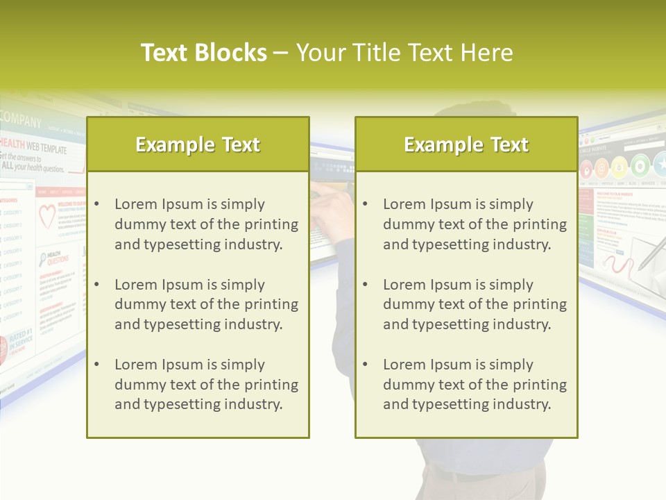 Care Young Aging PowerPoint Template