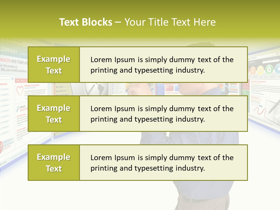 Care Young Aging PowerPoint Template