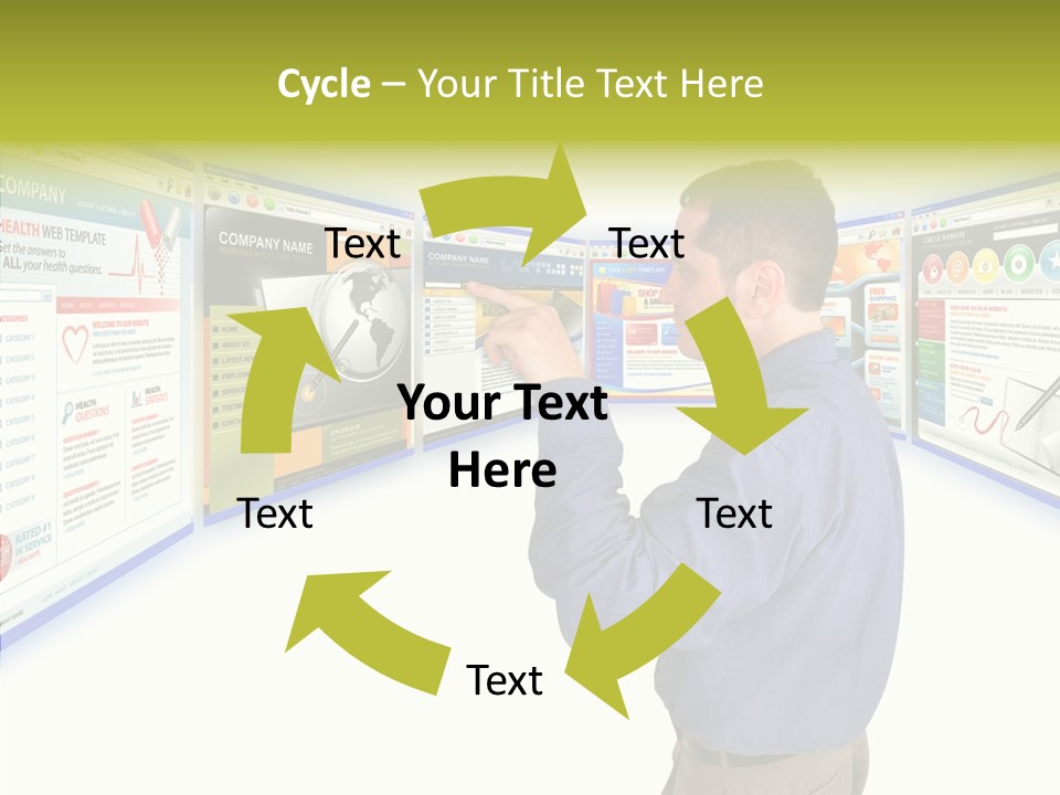 Care Young Aging PowerPoint Template