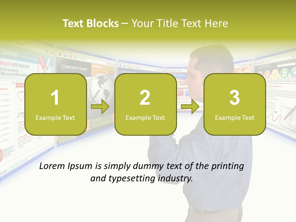 Care Young Aging PowerPoint Template