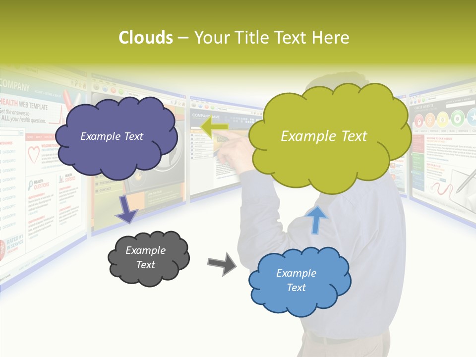 Care Young Aging PowerPoint Template