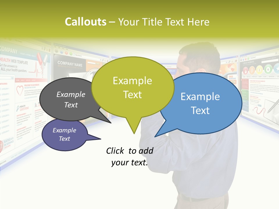 Care Young Aging PowerPoint Template