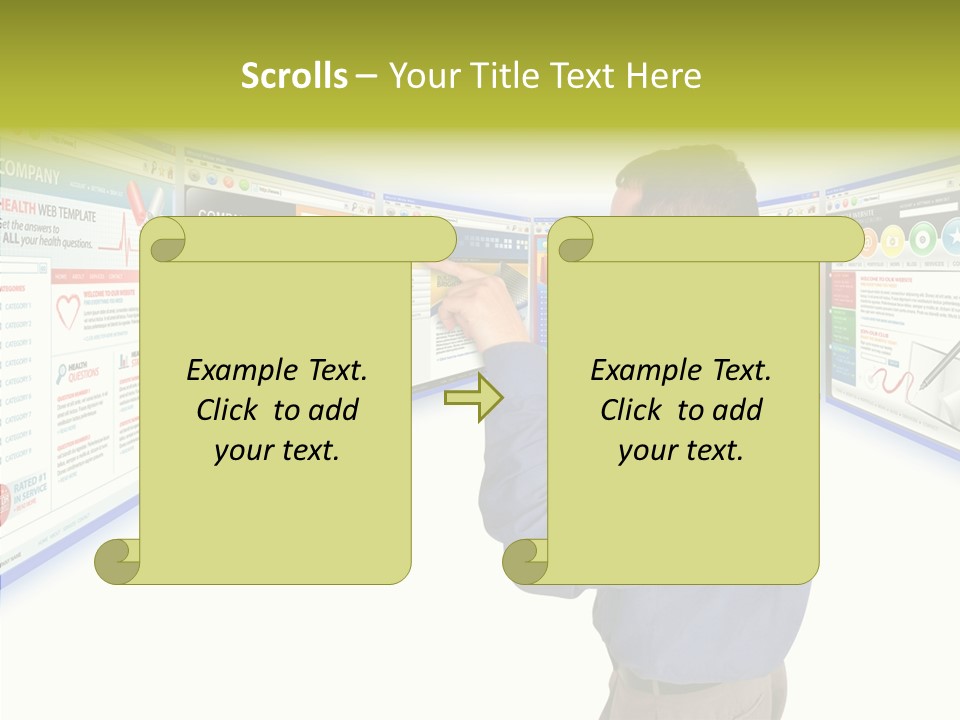 Care Young Aging PowerPoint Template