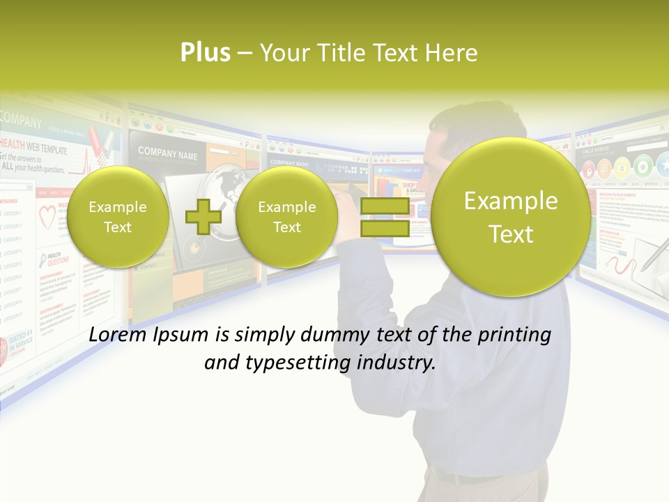 Care Young Aging PowerPoint Template