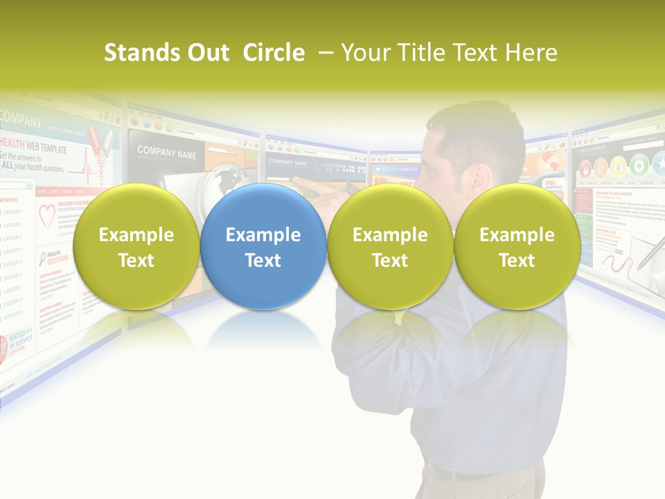 Care Young Aging PowerPoint Template