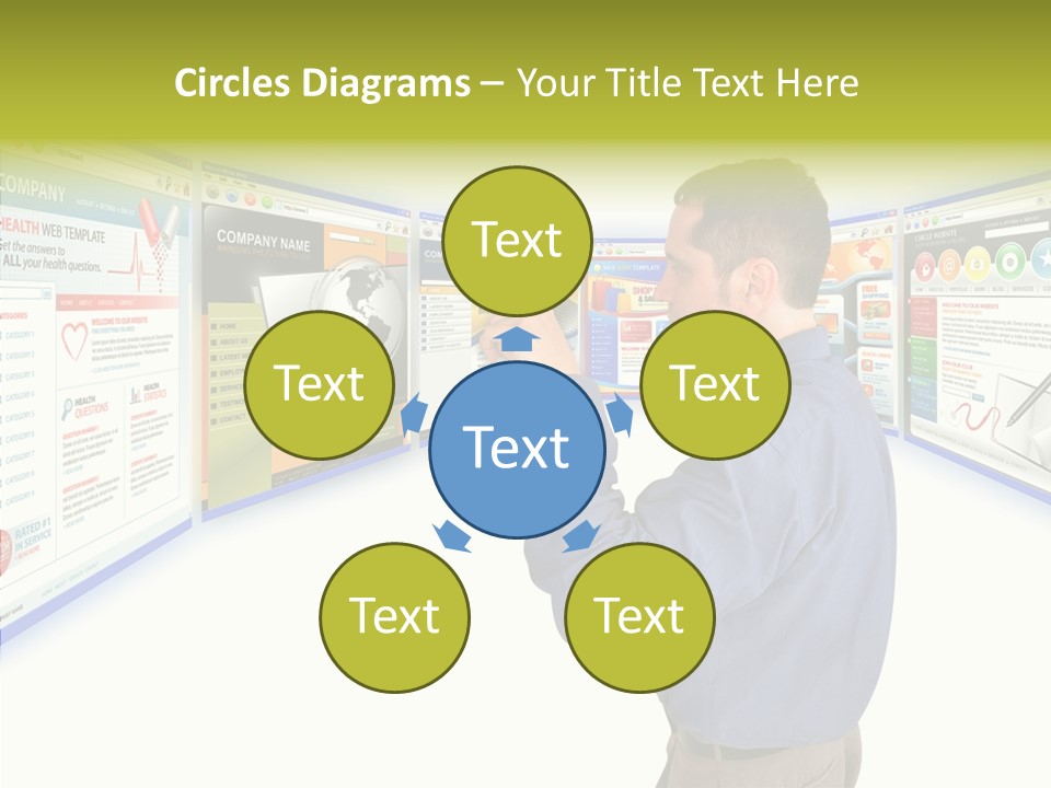 Care Young Aging PowerPoint Template