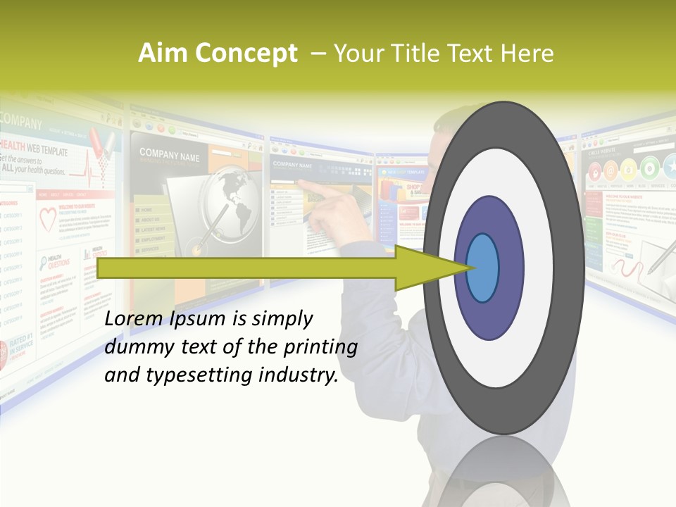 Care Young Aging PowerPoint Template