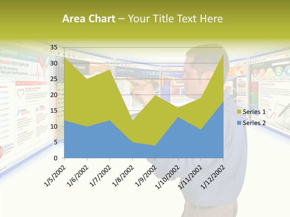 Care Young Aging PowerPoint Template