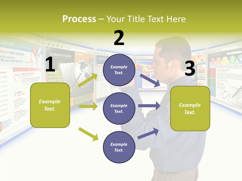 Care Young Aging PowerPoint Template