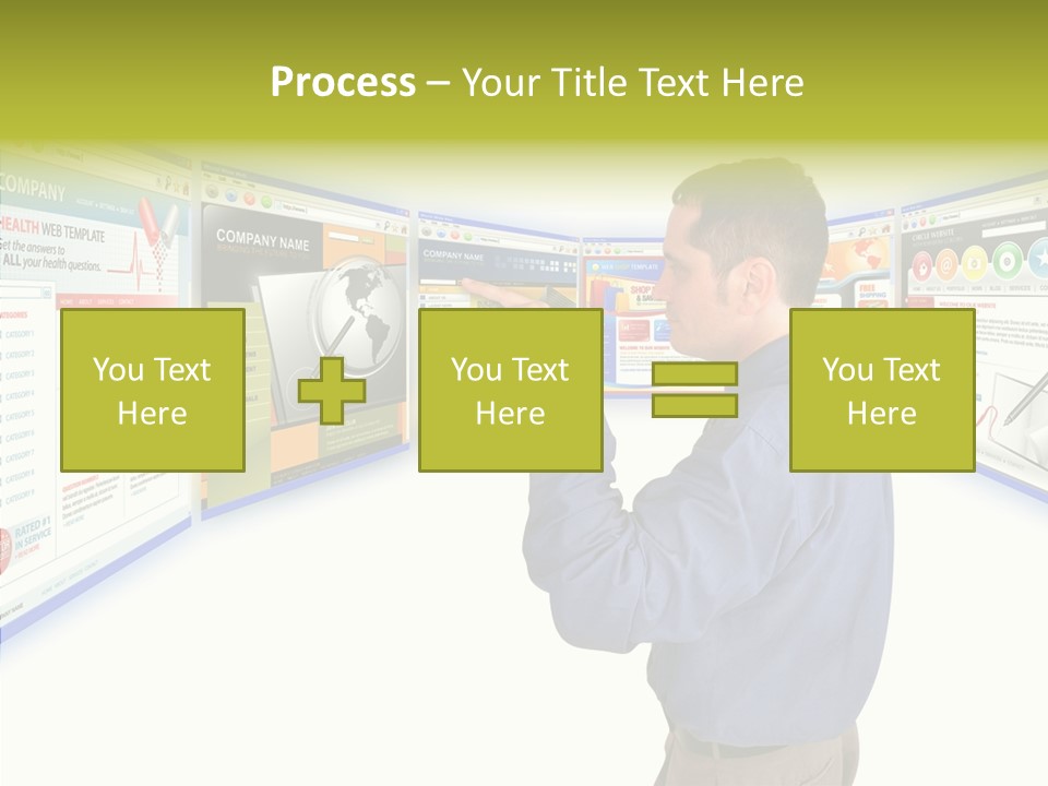 Care Young Aging PowerPoint Template