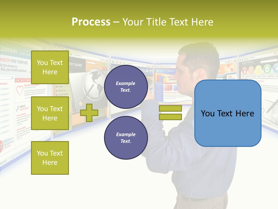 Care Young Aging PowerPoint Template