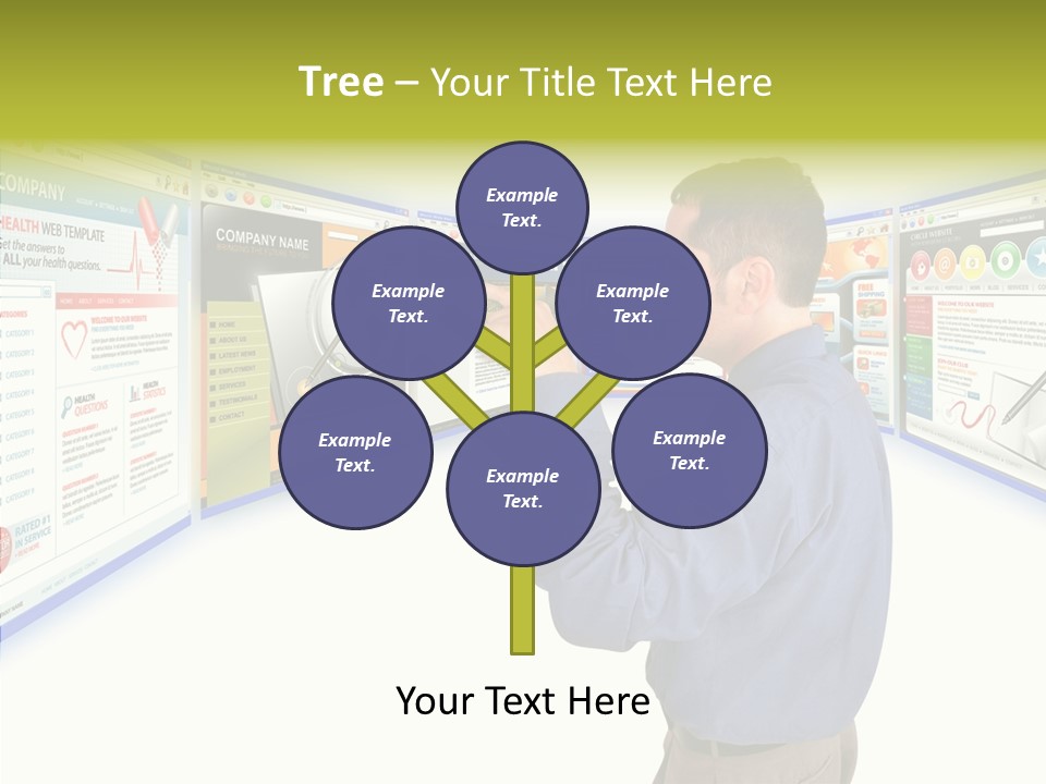 Care Young Aging PowerPoint Template