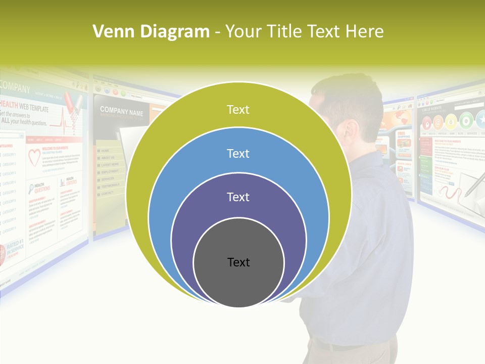 Care Young Aging PowerPoint Template