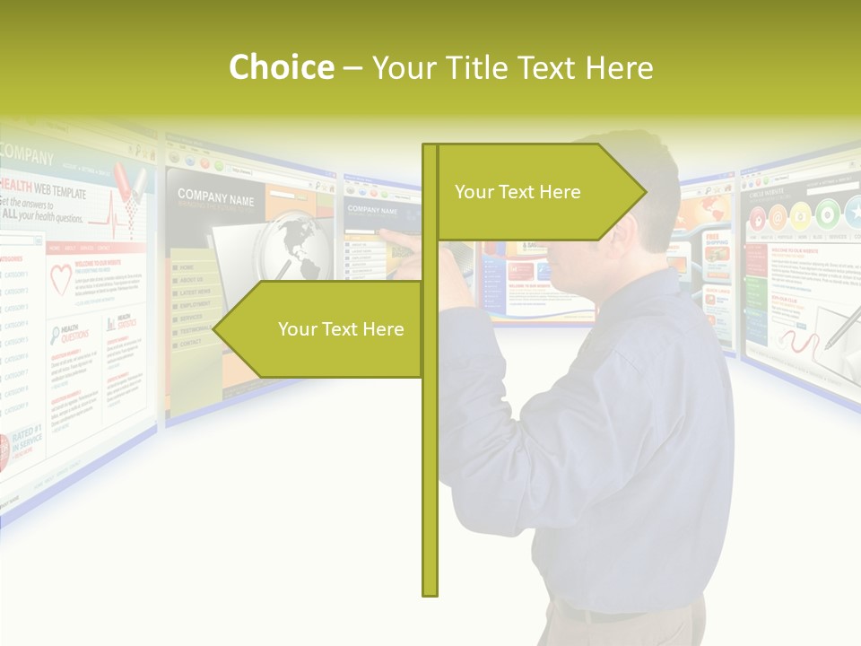 Care Young Aging PowerPoint Template