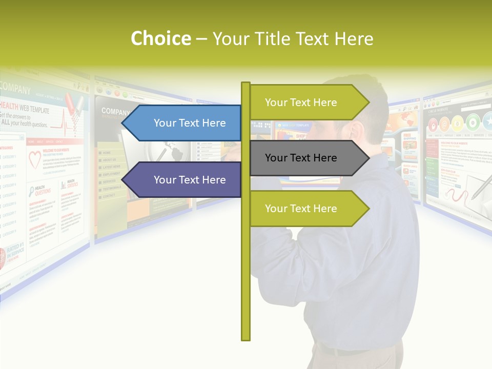 Care Young Aging PowerPoint Template