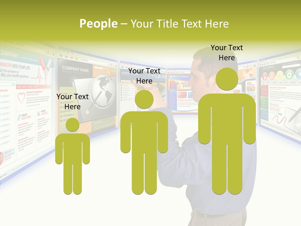 Care Young Aging PowerPoint Template