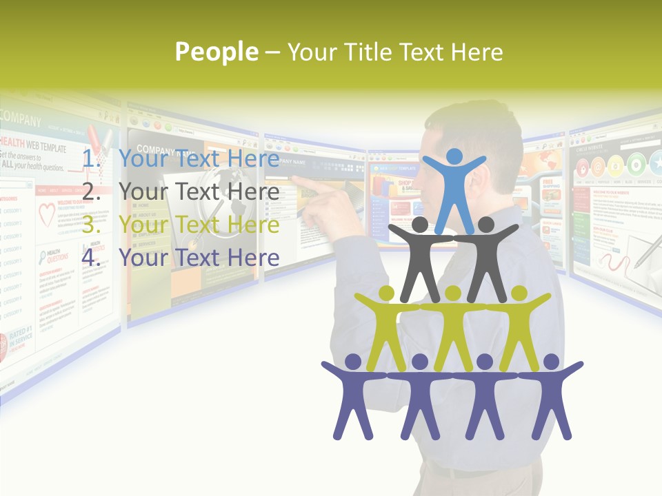 Care Young Aging PowerPoint Template