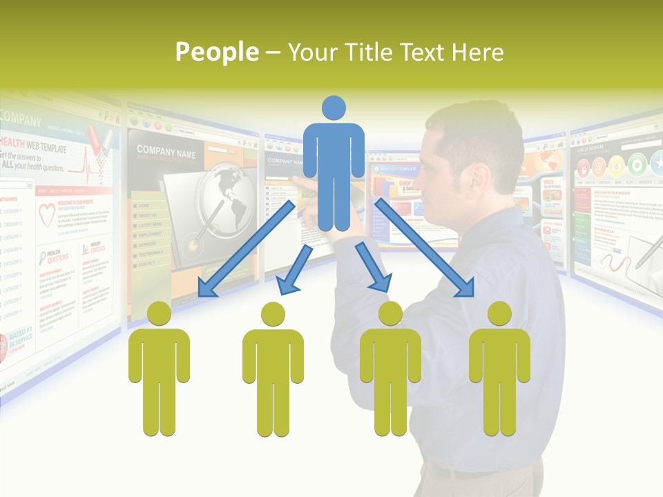 Care Young Aging PowerPoint Template