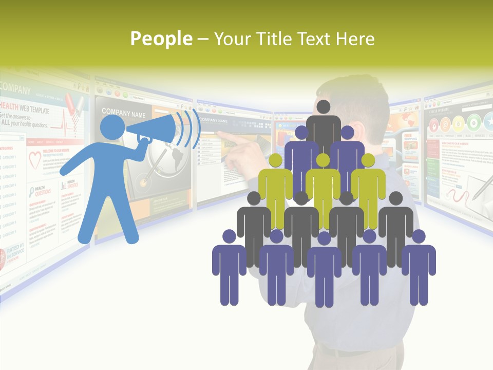 Care Young Aging PowerPoint Template