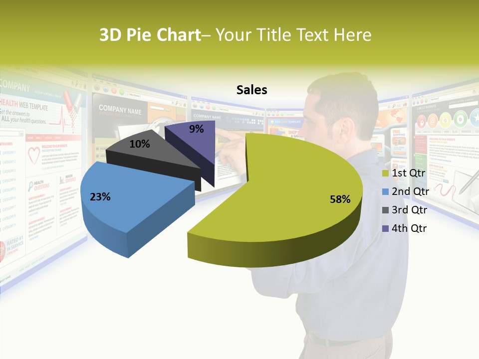 Care Young Aging PowerPoint Template