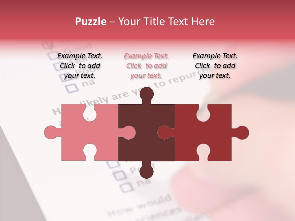 Touching White Human PowerPoint Template