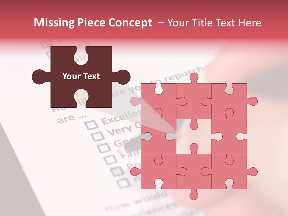 Touching White Human PowerPoint Template