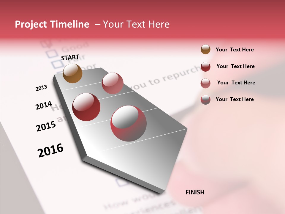 Touching White Human PowerPoint Template