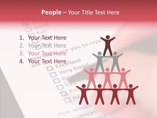 Touching White Human PowerPoint Template