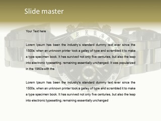 Assistance Female Touching PowerPoint Template