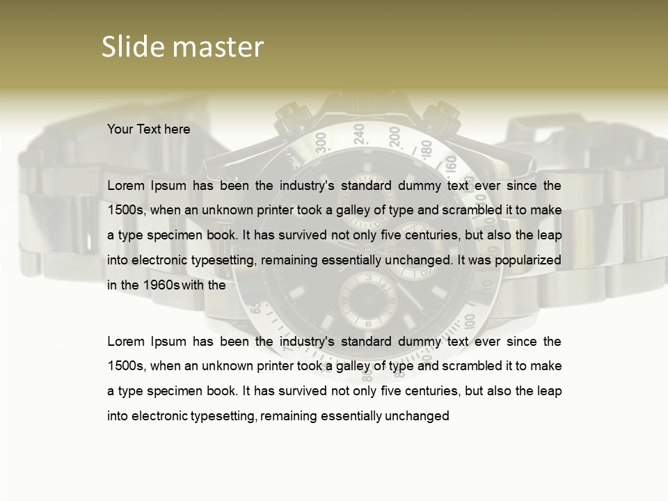 Assistance Female Touching PowerPoint Template