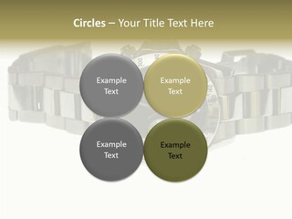 Assistance Female Touching PowerPoint Template