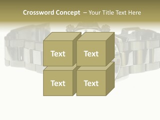 Assistance Female Touching PowerPoint Template