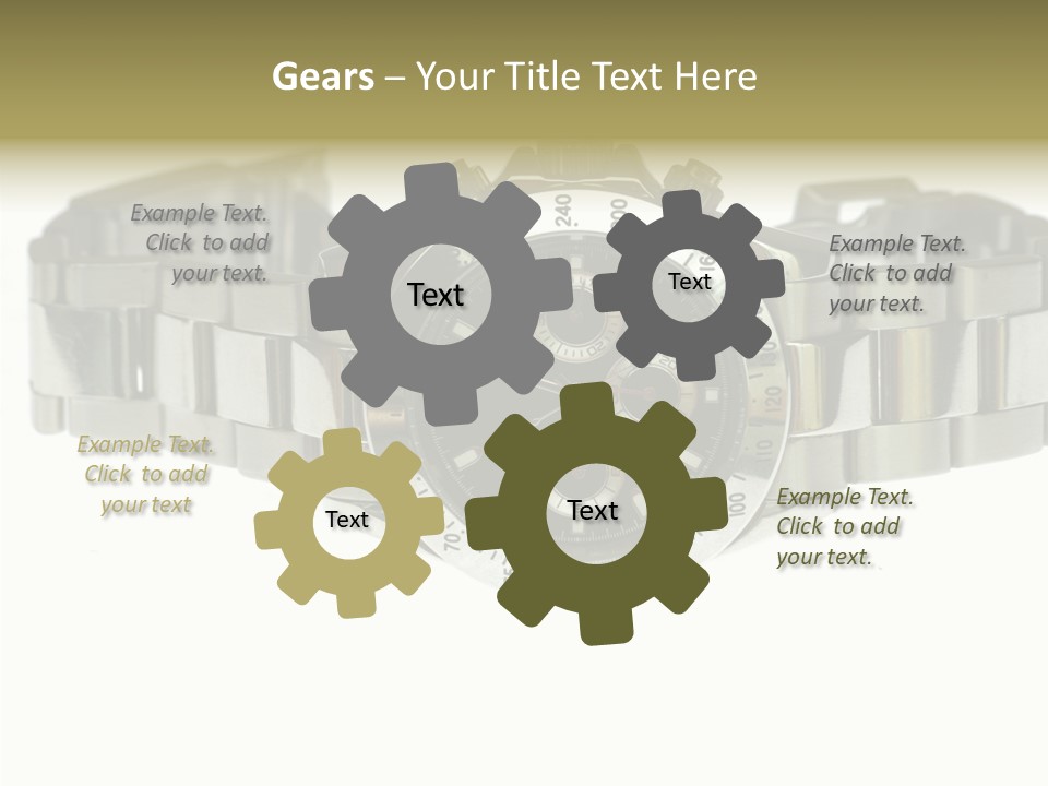 Assistance Female Touching PowerPoint Template