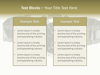 Assistance Female Touching PowerPoint Template
