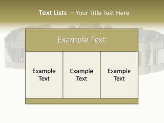 Assistance Female Touching PowerPoint Template