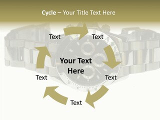 Assistance Female Touching PowerPoint Template