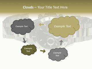 Assistance Female Touching PowerPoint Template