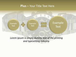 Assistance Female Touching PowerPoint Template