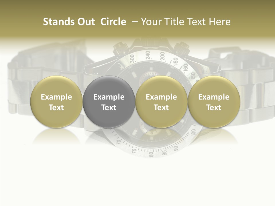 Assistance Female Touching PowerPoint Template