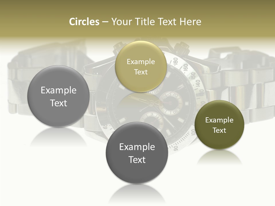 Assistance Female Touching PowerPoint Template