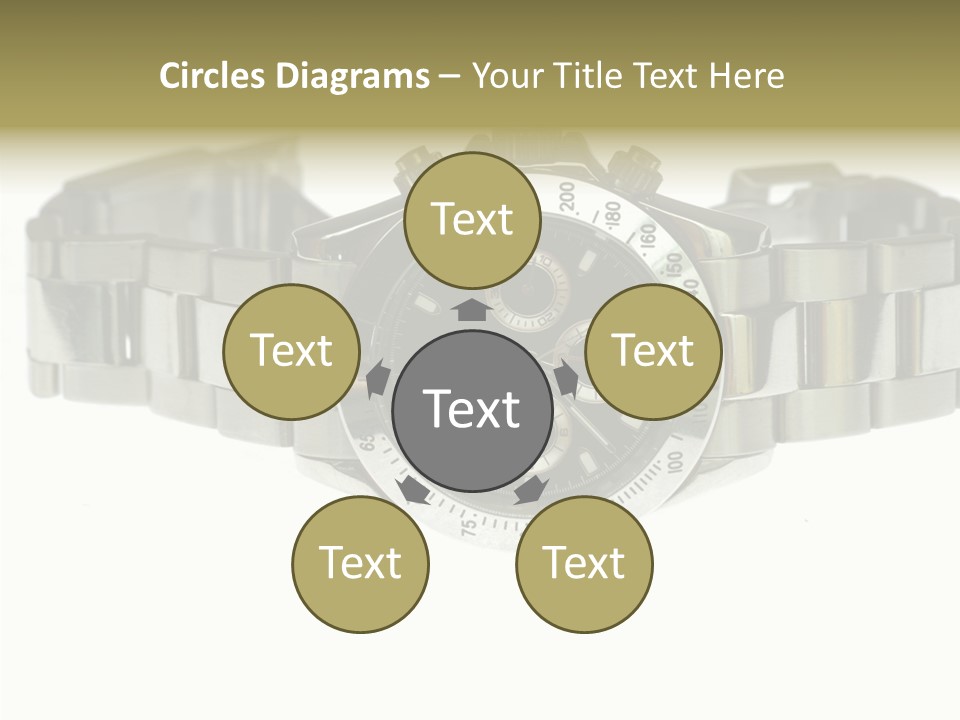 Assistance Female Touching PowerPoint Template