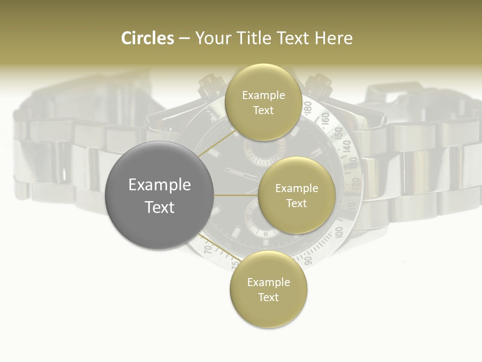 Assistance Female Touching PowerPoint Template