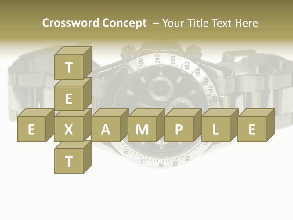 Assistance Female Touching PowerPoint Template