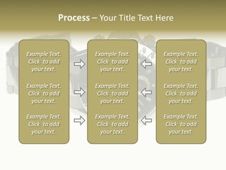 Assistance Female Touching PowerPoint Template