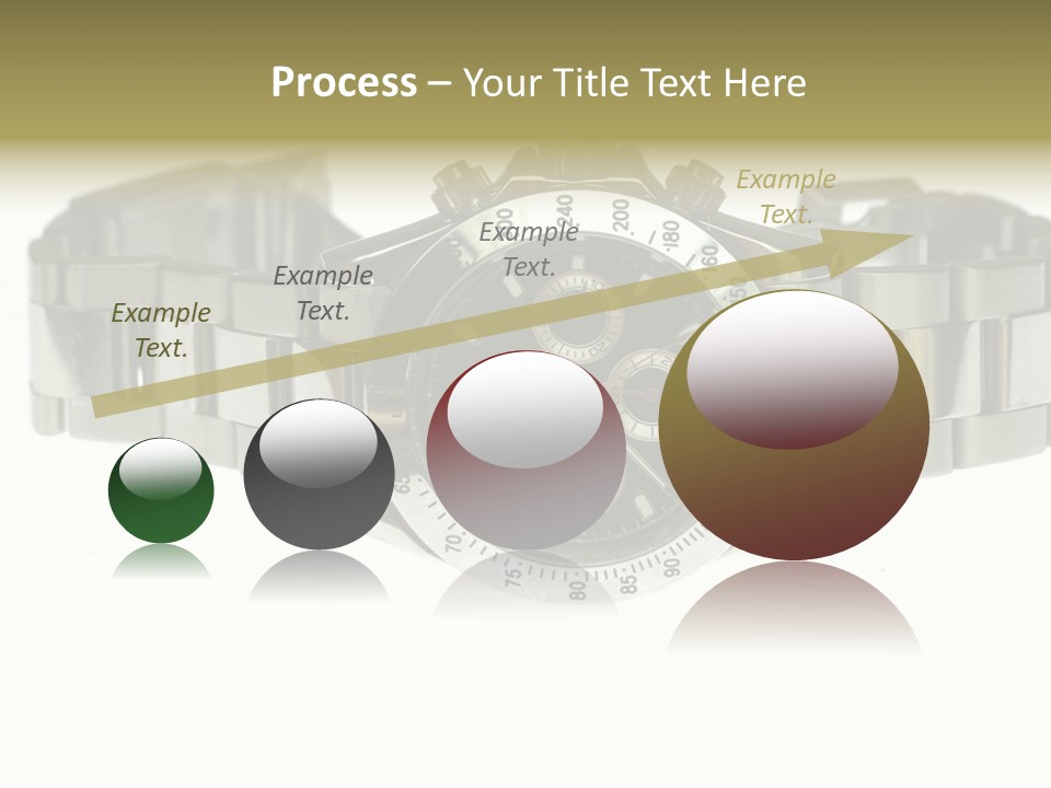 Assistance Female Touching PowerPoint Template